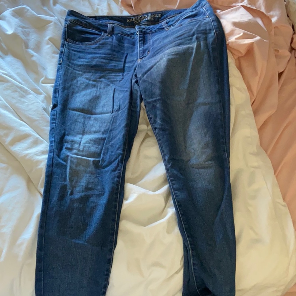 American eagle super stretch jegging . Barley worn